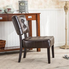 Fauteuil d'appoint capitonné surdimensionné