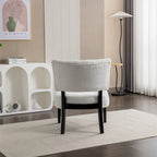 Fauteuil d'appoint capitonné surdimensionné