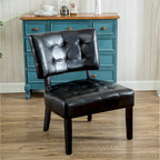 Fauteuil d'appoint capitonné surdimensionné