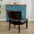Fauteuil d'appoint capitonné surdimensionné
