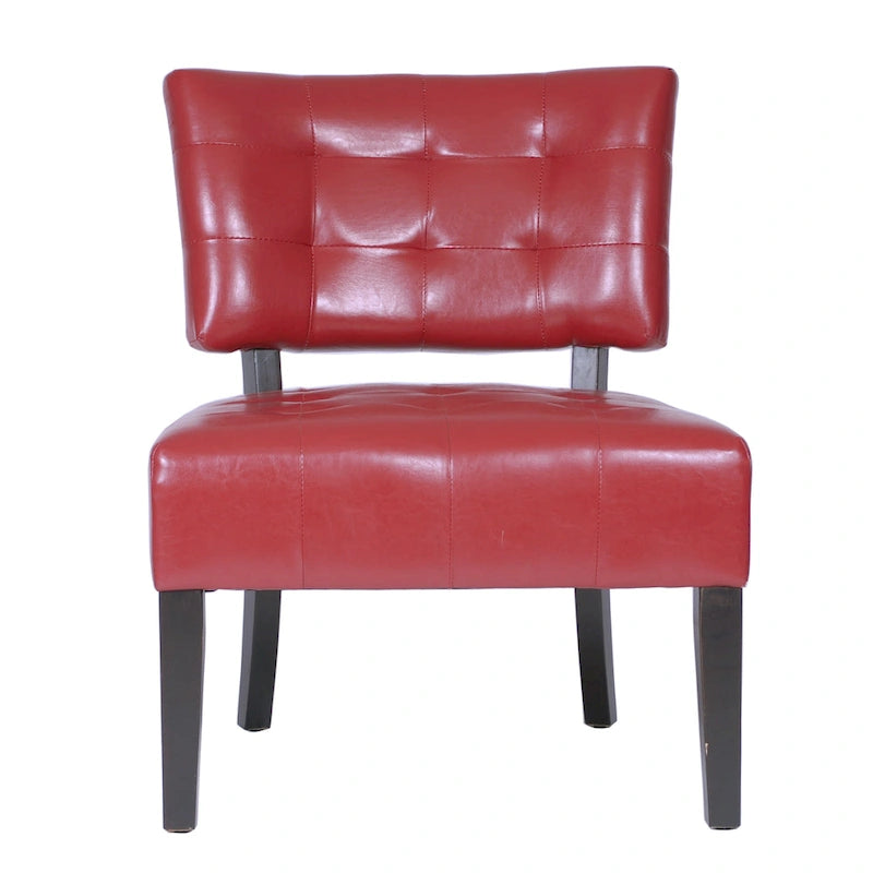 Fauteuil d'appoint capitonné surdimensionné
