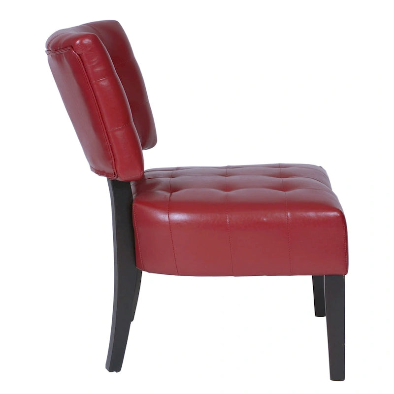 Fauteuil d'appoint capitonné surdimensionné