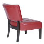 Fauteuil d'appoint capitonné surdimensionné