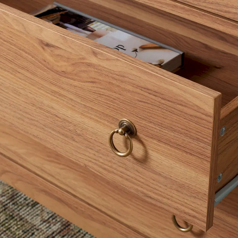 Commode à 3 tiroirs avec quincaillerie dorée