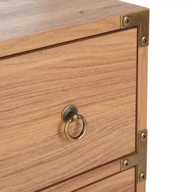 Commode à 3 tiroirs avec quincaillerie dorée