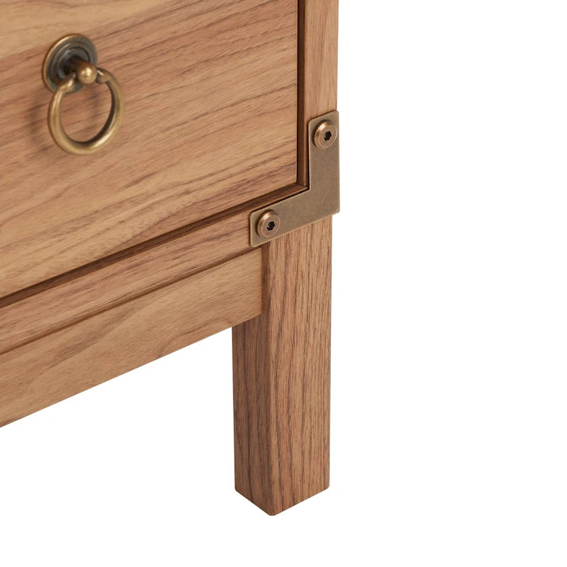 Commode à 3 tiroirs avec quincaillerie dorée