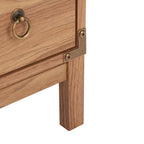 Commode à 3 tiroirs avec quincaillerie dorée