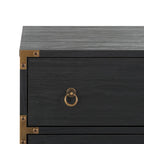 Commode à 3 tiroirs avec quincaillerie dorée