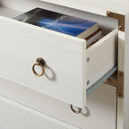 Commode à 3 tiroirs avec quincaillerie dorée