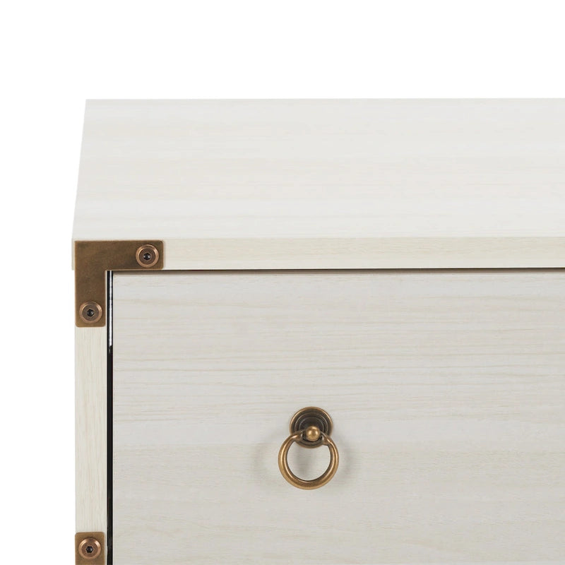 Commode à 3 tiroirs avec quincaillerie dorée