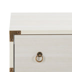 Commode à 3 tiroirs avec quincaillerie dorée