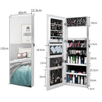Armoire à bijoux avec miroir pleine longueur
