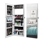 Armoire à bijoux avec miroir pleine longueur