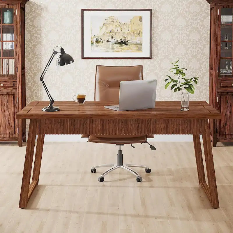 Bureau de direction moderne du milieu du siècle avec tiroir