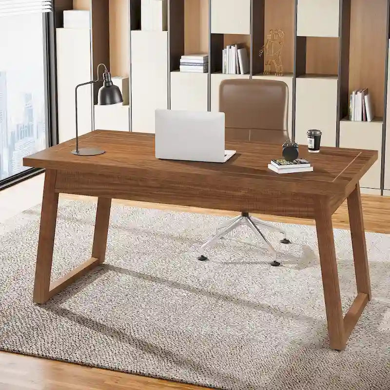 Bureau de direction moderne du milieu du siècle avec tiroir