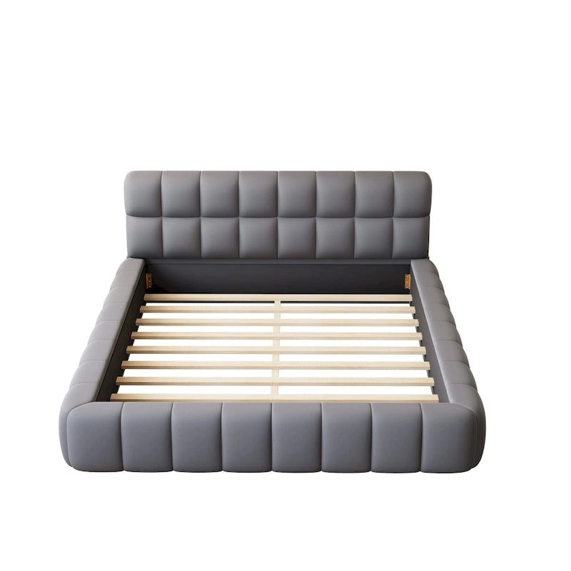 Cadre de lit plateforme rembourré grandeur Queen