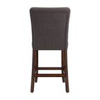 Tabourets de bar hauts à dossier haut Parson Classic en lin (lot de 2)