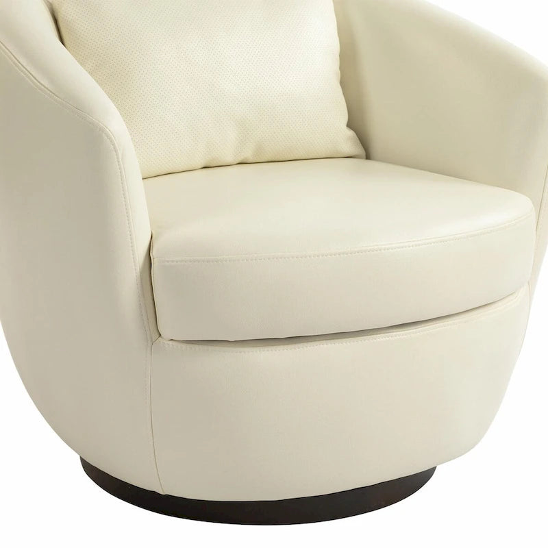 Fauteuil pivotant avec rangement intégré