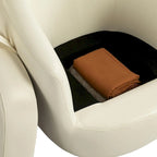Fauteuil pivotant avec rangement intégré