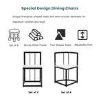 Ensemble table et chaises de salle à manger 7 pièces