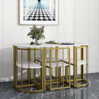 Ensemble table et chaises de salle à manger 7 pièces