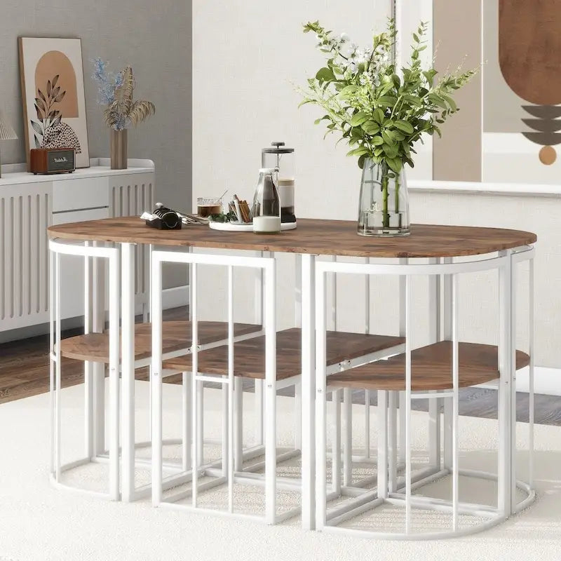 Ensemble table et chaises de salle à manger 7 pièces