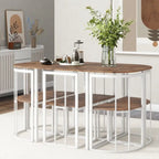 Ensemble table et chaises de salle à manger 7 pièces