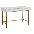 Bureau moderne à trois tiroirs