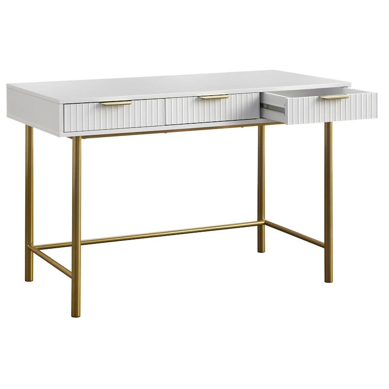 Bureau moderne à trois tiroirs