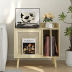Meuble tourne-disque avec rangement pour disques vinyles