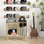 Meuble tourne-disque avec rangement pour disques vinyles