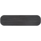 Meuble TV 2 portes tambour et 1 porte vitrée - 59Lx15Px24H