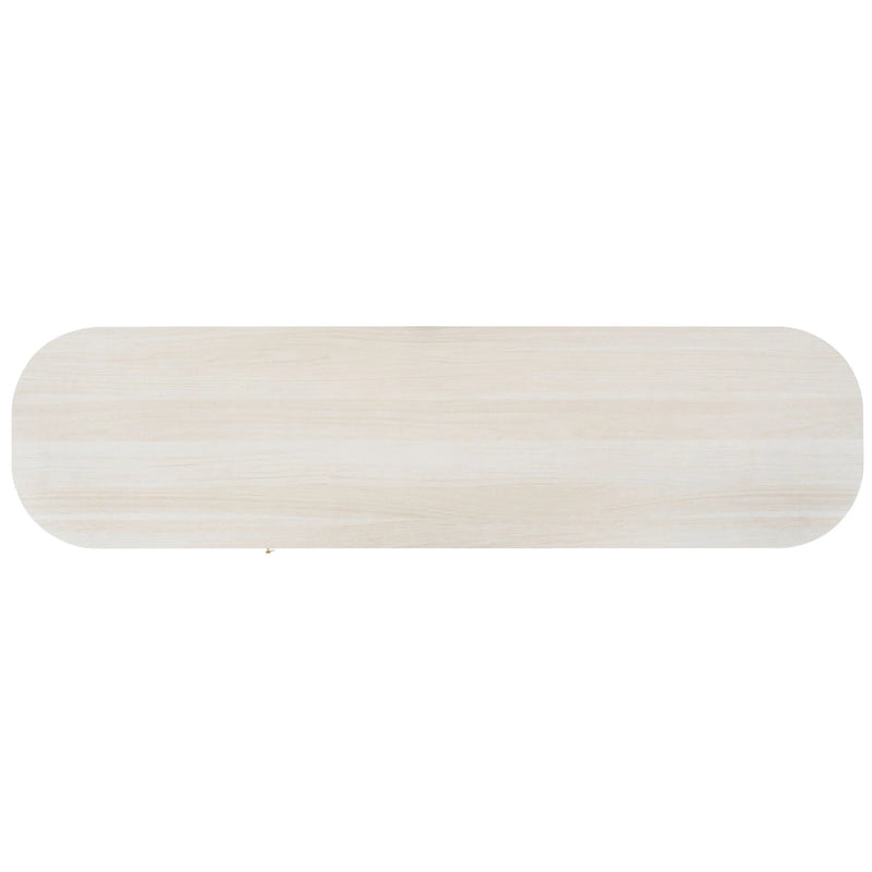 Meuble TV 2 portes tambour et 1 porte vitrée - 59Lx15Px24H